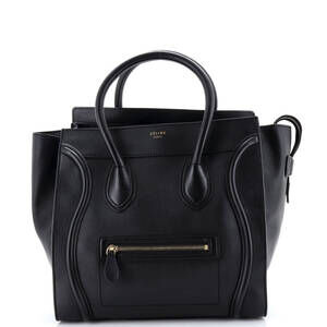 Celine Luggage Bag Smooth Leather Mini #236905C14B